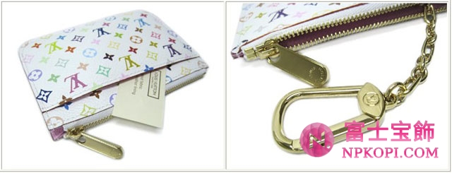 (LOUIS VUITTON)ルイヴィトンコピー モノグラムマルチカラー キーコインケース ポシェットクレ M93734